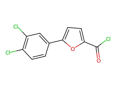 5-(3,4-dichlorophenyl)furan-2-carbonyl Chloride structure