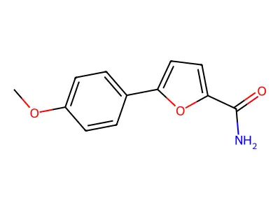 5-(4-Methoxyphenyl)furan-2-carboxamide structure