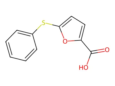 5-Phenylsulfanyl-furan-2-carboxylic acid structure