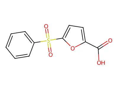 5-(benzenesulfonyl)furan-2-carboxylic Acid structure