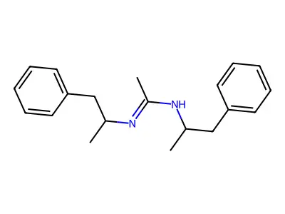 N,N'-Bis(1-phenylpropan-2-yl)ethanimidamide structure
