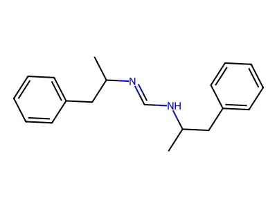 Methanimidamide, N,N'-bis(1-methyl-2-phenylethyl)- structure