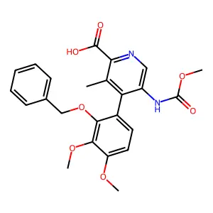 4-(3,4-dimethoxy-2-phenylmethoxyphenyl)-5-(methoxycarbonylam structure