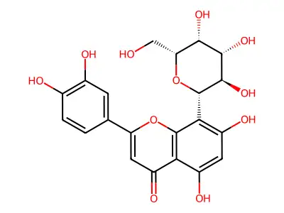 8-C-Galactosylluteolin structure