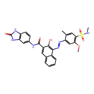 Pigment Red 185 structure