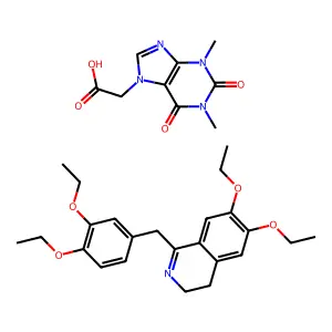 Drotaverine, acephyllinate drug combination structure