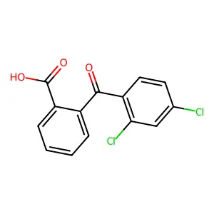 2-(2,4-二氯苯甲酰基)苯甲酸 structure