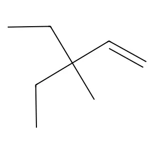 3-Ethyl-3-methyl-1-pentene structure