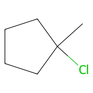 1-Chloro-1-methylcyclopentane structure
