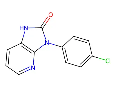 3-(4-chlorophenyl)-1,3-dihydro-2H-Imidazo[4,5-b]pyridin-2-one structure