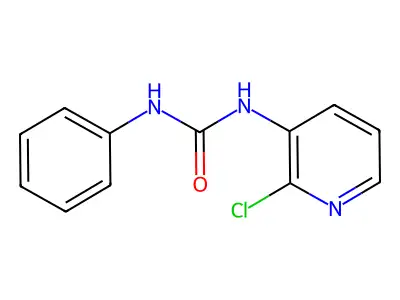 Urea, N-(2-chloro-3-pyridinyl)-N'-phenyl- structure