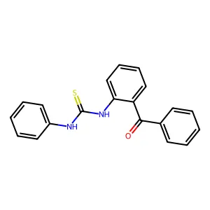 Thiourea, N-(2-benzoylphenyl)-N'-phenyl- structure
