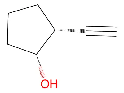 2-Ethynylcyclopentanol structure