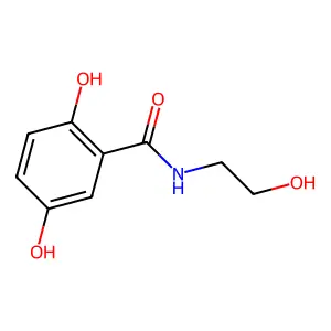 2,5-二羟基-N-(2-羟乙基)苯甲酰胺 structure