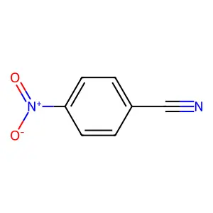 4-硝基苯甲腈 structure
