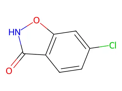 6-Chloro-3-hydroxy-1,2-benzisoxazole structure