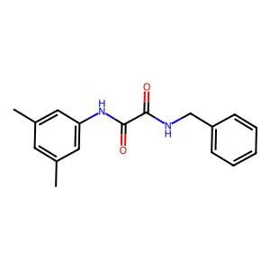 N-benzyl-N'-(3,5-dimethylphenyl)ethanediamide structure