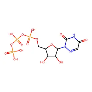 6-Azauridine 5'-triphosphate structure