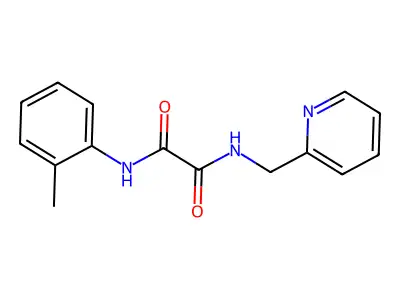 N-Pyridin-2-ylmethyl-N'-o-tolyl-oxalamide structure
