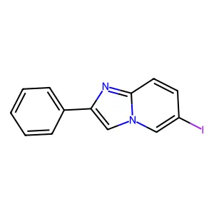 6-Iodo-2-phenylimidazo[1,2-a]pyridine structure