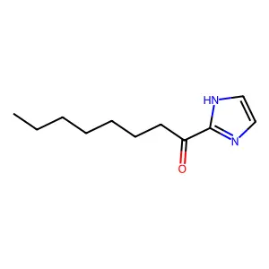 1H-Imidazole, 2-octanoyl- structure