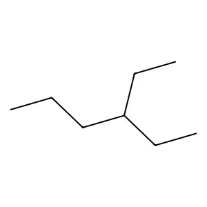 3-Ethylhexane structure