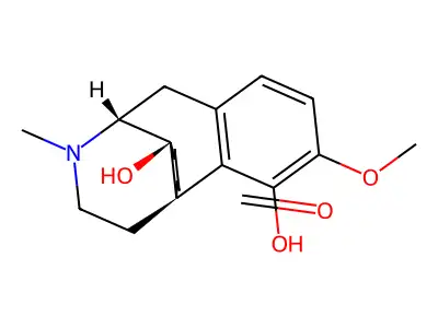4,14-Dihydroxy-3-methoxy-17-methylmorphinan-6-one structure