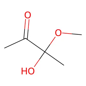 3-Hydroxy-3-methoxy-2-butanone structure