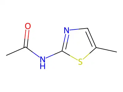 2-Acetamido-5-methylthiazole structure