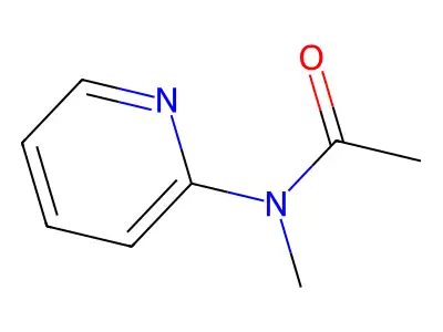 N-methyl-N-(pyridin-2-yl)acetamide structure