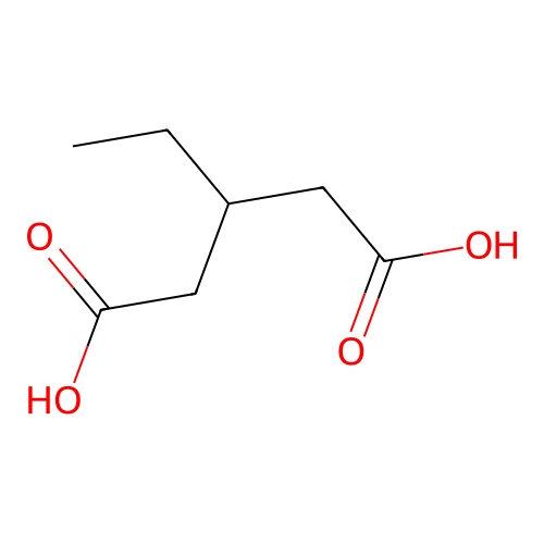 3-ethylpentanedioic Acid structure