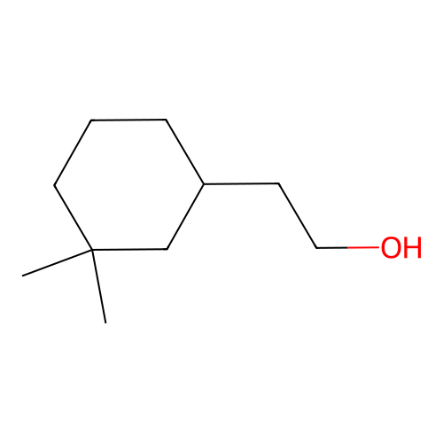 3,3-Dimethylcyclohexaneethanol structure