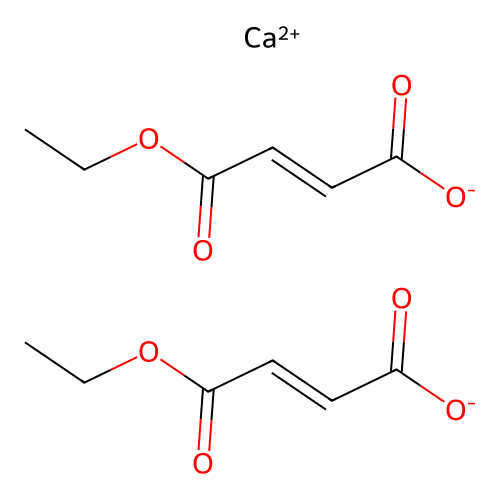 Calcium monoethylfumarate structure