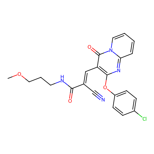 C22H19ClN4O4 structure
