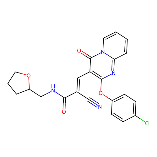 C23H19ClN4O4 structure