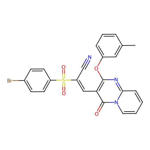 C24H16BrN3O4S structure