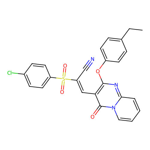 C25H18ClN3O4S structure