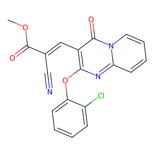 C19H12ClN3O4 structure