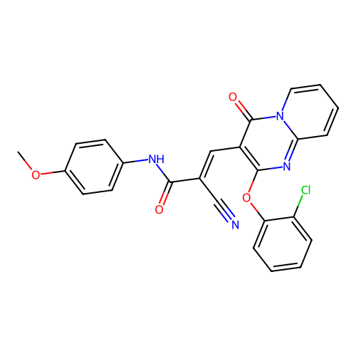 C25H17ClN4O4 structure