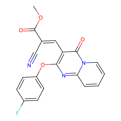 C19H12FN3O4 structure