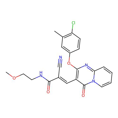 C22H19ClN4O4 structure