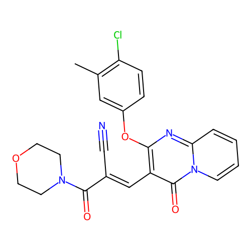 C23H19ClN4O4 structure