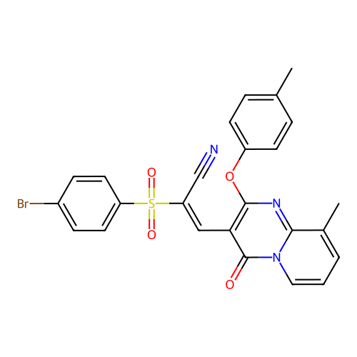 C25H18BrN3O4S structure