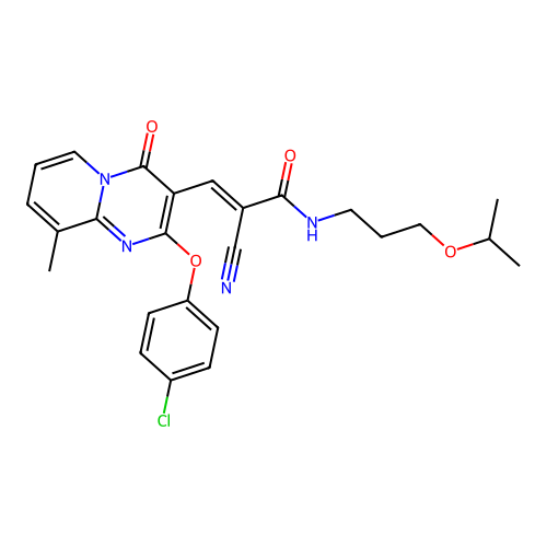 C25H25ClN4O4 structure