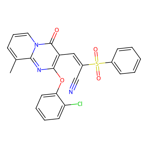 C24H16ClN3O4S structure