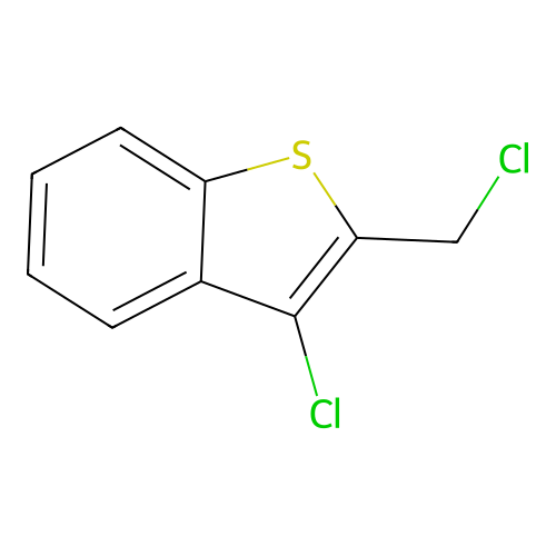 3-Chloro-2-(chloromethyl)-1-benzothiophene structure
