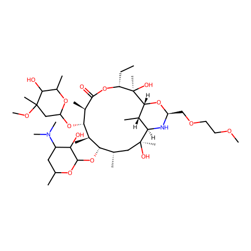 Dirithromycin structure