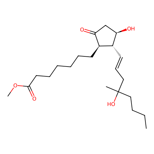 米索前列醇 structure