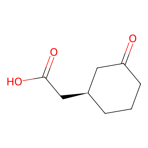 (R)-2-(3-Oxocyclohexyl)acetic acid structure