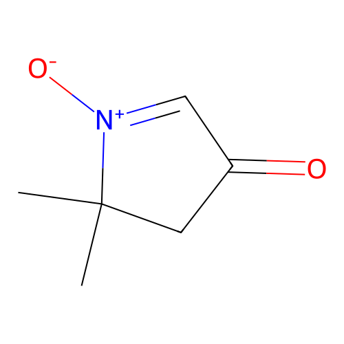 3H-Pyrrol-3-one, 4,5-dihydro-5,5-dimethyl-, 1-oxide structure